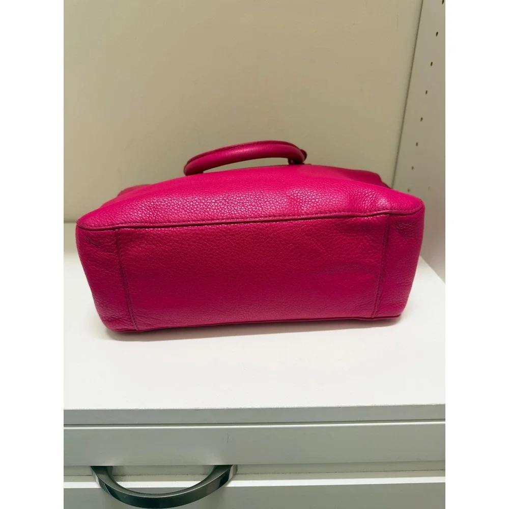 Tory Burch Thea Satchel in Pink Logo